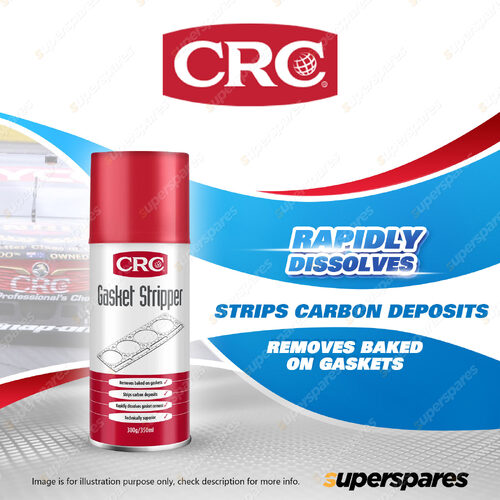 1 x CRC Gasket Stripper Cleaner 300g / 350ml Aerosol Spray Cleaner