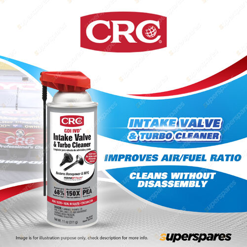 1 x CRC GDI IVD Intake Valve And Turbo Cleaner 312g Increase Power Torque