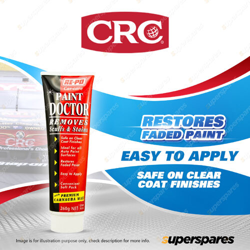 1 x CRC RE-PO Paint Doctor 260g Remove Scuffs Stain Provide Gloss Protection