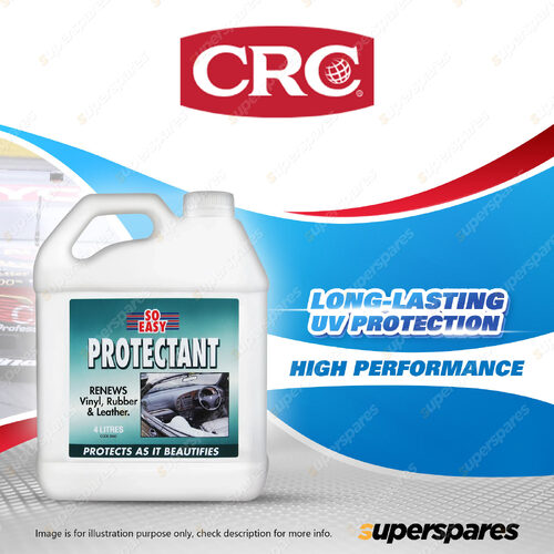 1 x CRC So Easy Protectant 4L for Interior vinyl rubber plastic leather