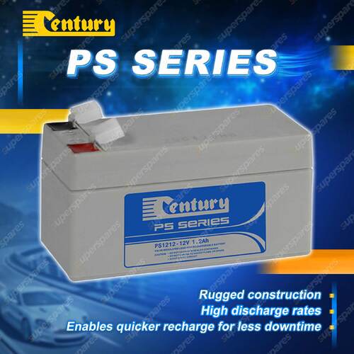 Century PS Series Battery - 12 Volts 1.2Ah Warranty 12M Stationary Power