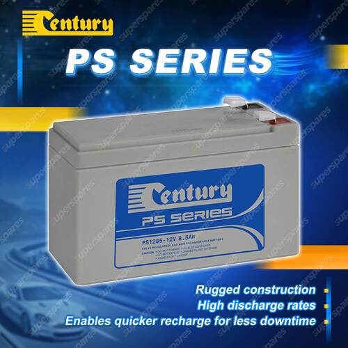 Century PS Series Battery - 12 Volts 8.5Ah Warranty 12M Stationary Power