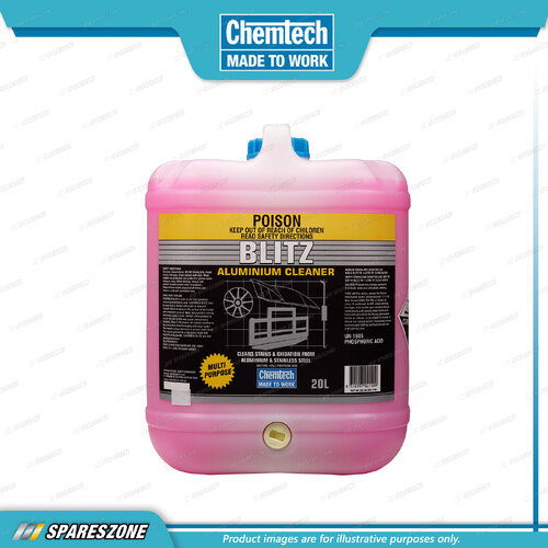 Chemtech Blitz Aluminium Cleaner 20 Litre Professional Concentrate Formula