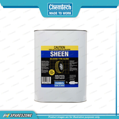 Chemtech Sheen Tyre Shine 5 Litre Tyre Dressing Long-Lasting Glossy Finish