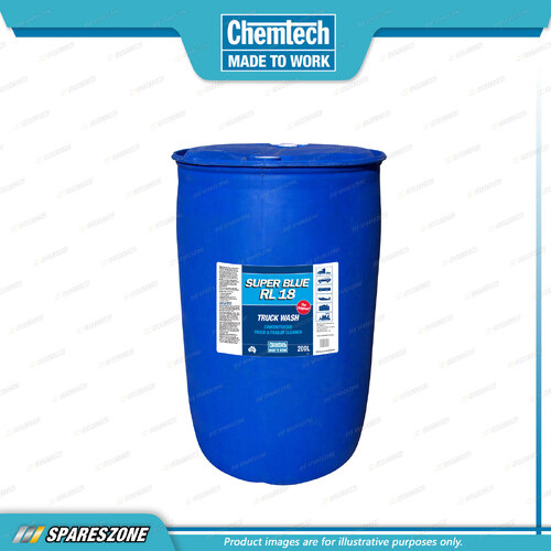 Chemtech Superblue Concentrated Truck and Trailer Wash Cleaner 200 Litre