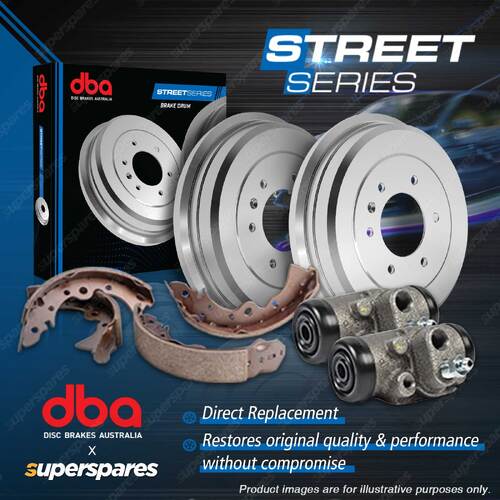 DBA Rear Brake Drums Shoes Cylinders for Toyota Landcruiser FJ80 FZJ80 HZJ80 SUV