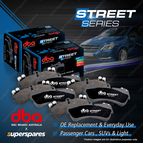 DBA Front + Rear Street Series Brake Pads for Isuzu MU UCS17 UCS55 2.6L 2.8L