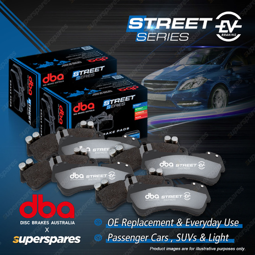 DBA F + R Electric Hybrid Disc Brake Pads for Lexus CT200H ZWA10R 1.8L 2011-2021