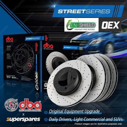 DBA F + R Composite OEX Brake Rotors for Mercedes Benz S350 d S400 L W222 V222