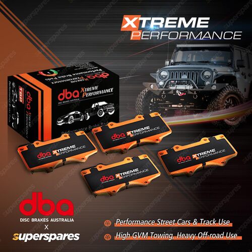 DBA Front Xtreme Performance Brake Pads for Audi Q3 8U 2.0L 1LJ 1ZD 2012-2019