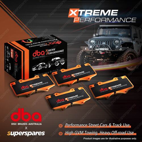 DBA Rear Xtreme Performance Disc Brake Pads for HSV Clubsport Maloo VE 6.2L