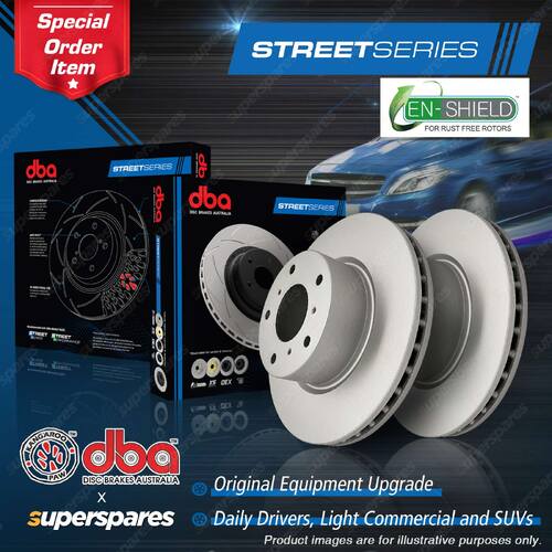 DBA Rear EnShield Disc Brake Rotors for Volvo V40 with Lock Down C/Sunk Hole