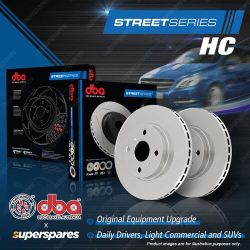 DBA Rear Street HC Disc Brake Rotors for Mercedes Benz C300 C350 C205 E200 E220D