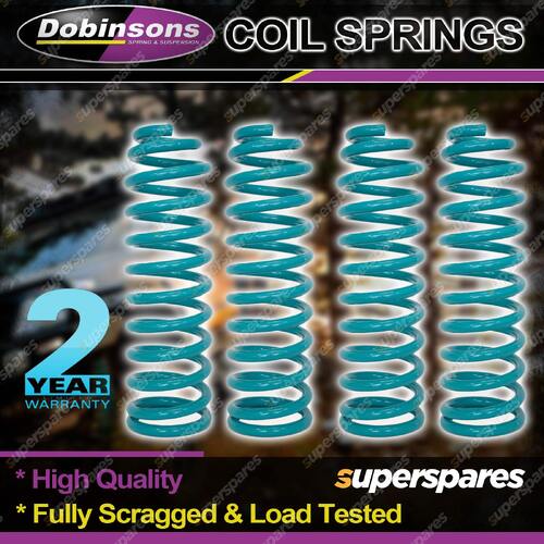 Front + Rear Dobinsons 35mm Lift Coil Springs for Mitsubishi Pajero Sport QE