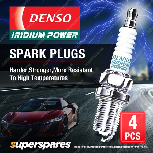 4 x Denso Iridium Power Spark Plugs for Mini Mini Cooper One Works R50 R52 S R53