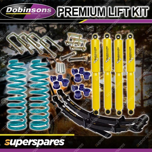 Dobinsons 2 Inch 50mm Shocks Coil Leaf Lift Kit for Nissan Patrol Y61 GU 3.0