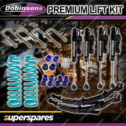 Dobinsons 75mm Lift Kit MRR Shock Absorbers Coil Leaf for Ford F250 Petrol 09-16