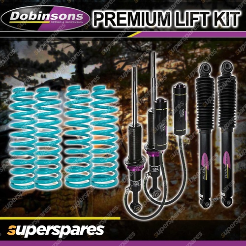 Dobinsons 2 Inch 50mm MRR Shocks + Coil Springs Lift Kit for Toyota Prado KZJ120