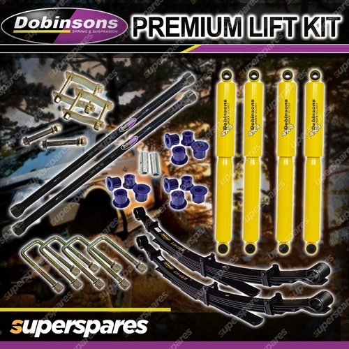 Dobinsons 2 Inch Shocks Torsion Bar Leaf Springs Lift Kit for Mazda BT-50 07-11