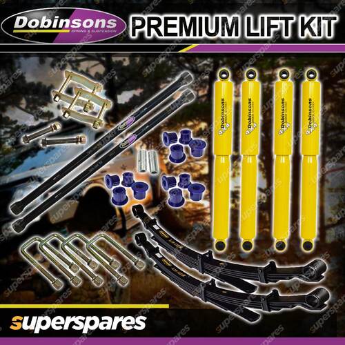 Dobinsons 45mm Lift Kit Gas Shocks Torsion Bar Leaf for Isuzu D-Max TFS 08-12