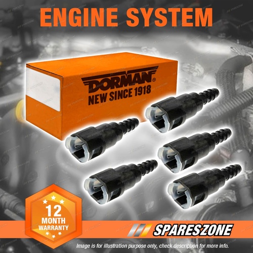 Dorman 5 Fuel Line Quick Connectors-Adapts 3/8 In Steel To 5/16 In Nylon Tubing