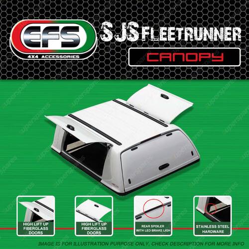 EFS SJS Fleetrunner Canopy for Nissan Navara NP300 4WD Coil CAB up to 11/2020