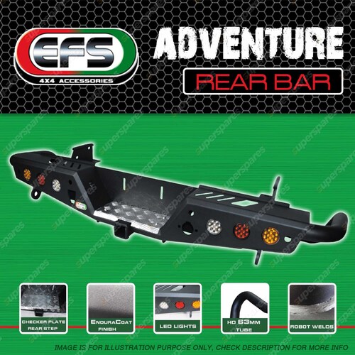 EFS Adventure Stylish Rear Bar for Mitsubishi Triton 4WD MQ 2015-11/2018