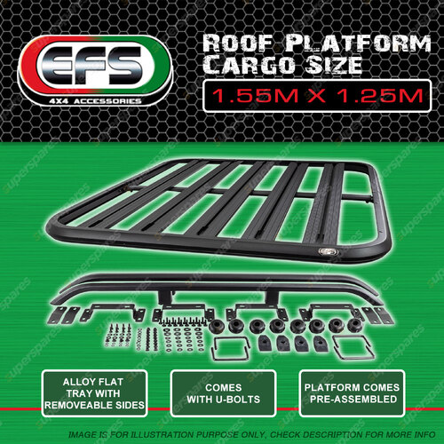 EFS YA'MATE Roof Platform 1550mm Long x 1250mm Wide Cargo Size Pre-assembled