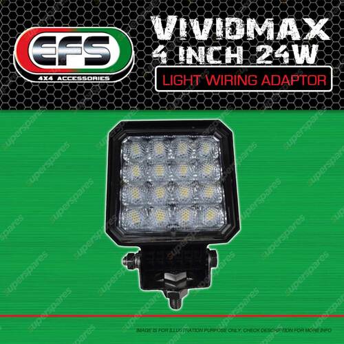 EFS Vividmax 4 inch 24W Square Led Work Light for offroad Premium Quantity