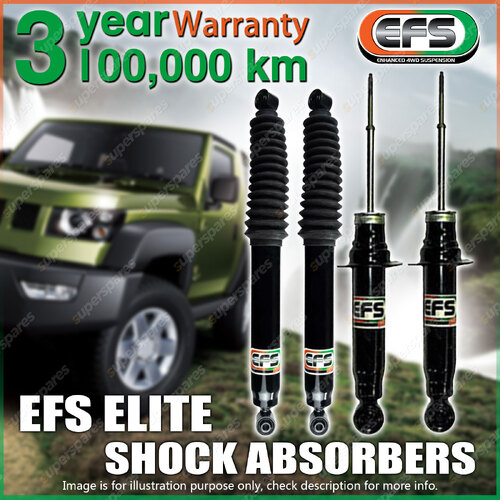 Front + Rear EFS Elite Shock Absorber 50mm Lift for Volkswagen Amarok 06/2023-On