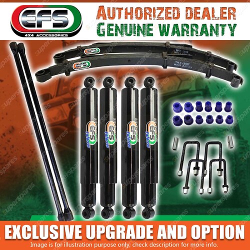 EFS Enforcer Shocks Torsion Bar Leaf Springs 45mm Lift for NISSAN NAVARA D21