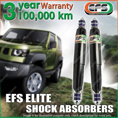 Pair Rear EFS ELITE Shock Absorbers for Jeep Grand Cherokee WH WK1 40mm Lift