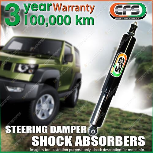 1x EFS Enforcer Steering Damper for Landrover Defender 130 Cab Chassis 1994-On