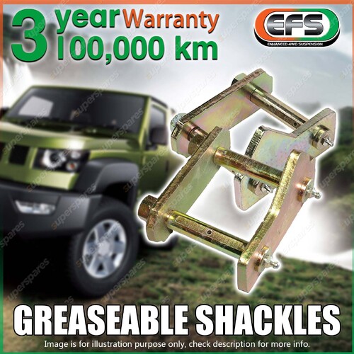 Rear EFS Greaseable Swing Shackles for Toyota Landcruiser FJ45 FJ47 HJ45 HJ47