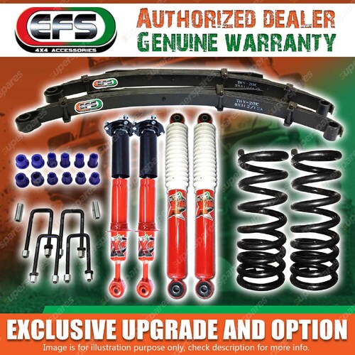 EFS Xtreme Shock Absorbers + Coil + Leaf 50mm Lift Kit for Ford Ranger PX 11-18