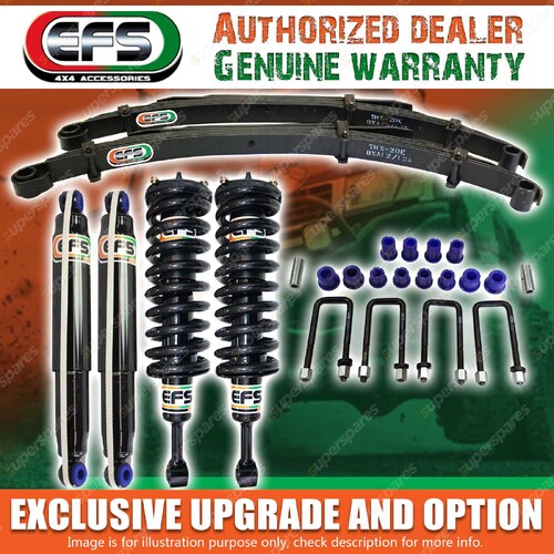 EFS Elite Complete Strut + Coil + Leaf 45mm Lift Kit for Isuzu D-Max RG 20-On