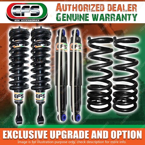 EFS Lift kit Complete Strut + Coil Springs for MITSUBISHI PAJERO NM NT 40mm Lift