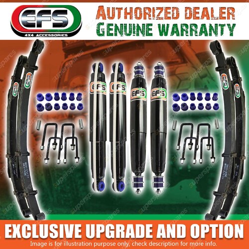 EFS 50mm Lift Kit Shock Absorbers + Leaf Springs for SUZUKI SIERRA SJ LJ