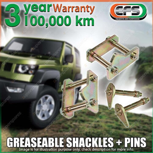 Rear EFS Shackles + Pins for Toyota Landcruiser FJ HJ 45 Series Troop Carrier