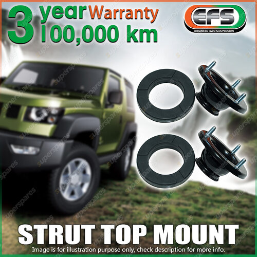 Pair Front EFS Strut Top Mounts for Mitsubishi Pajero LWB SWB NM NP NS NT NW NX