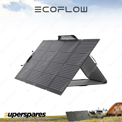 EcoFlow Outdoor Portable Solar Panel - 220W Rated Power & IP68 Waterproof