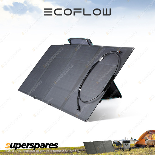 EcoFlow Outdoor Portable Solar Panel - 110W Rated Power & IP68 Waterproof