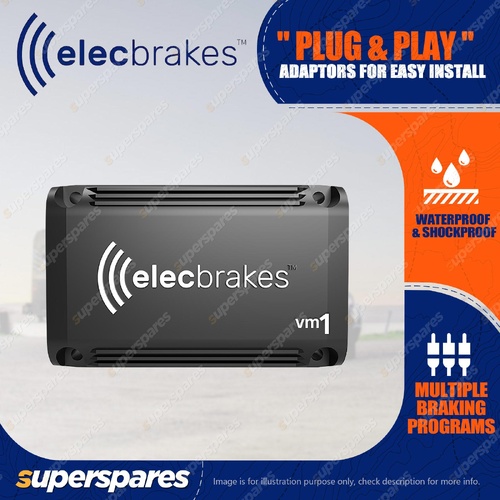 Elecbrakes Electric Brake Controller Unit - Vehicle Mounted VM1 No Wiring Needed