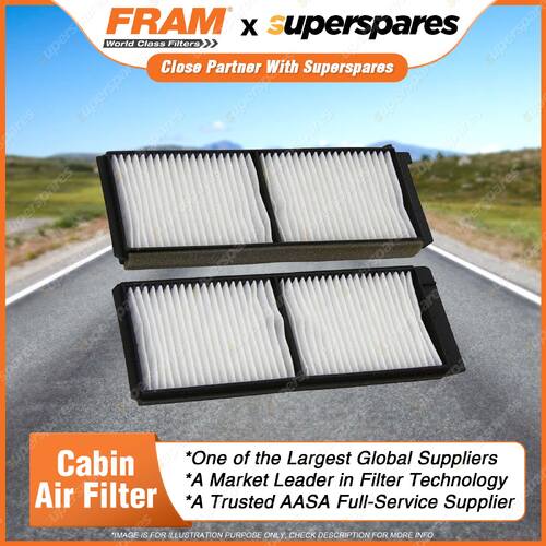 Fram Cabin Air Filter for Mazda 2 DE DH 1.3L 1.5L 2007-2015 Refer RCA246P