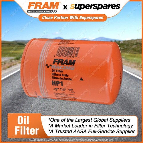 Fram Racing Oil Filter for Ford Fairlane ZA ZB ZC ZD ZF ZG ZH ZJ ZK ZL Refer Z9