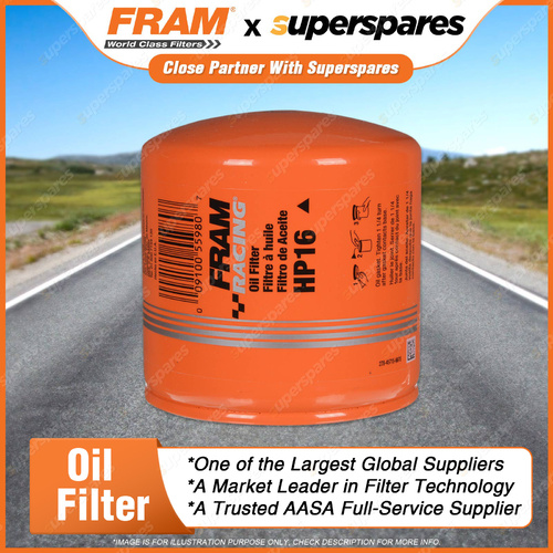 Fram Racing Oil Filter for Fiat DUCATO 2.3 4Cyl JTD CRD Turbo Diesel 03-on