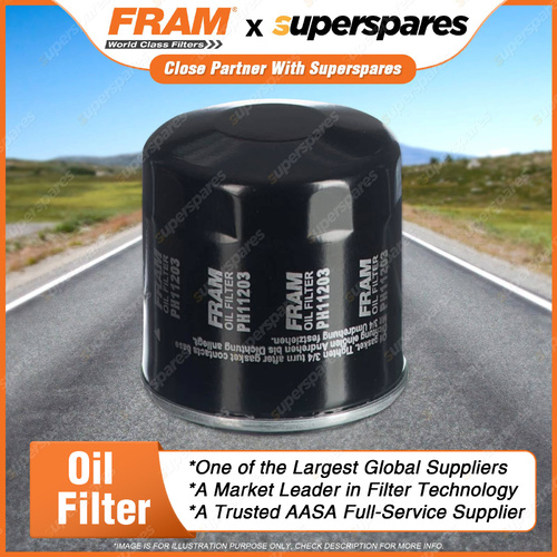 Fram Oil Filter for Holden Barina SPARK MJ 1.2L Petrol 4Cyl 10/2010-On Ref Z930