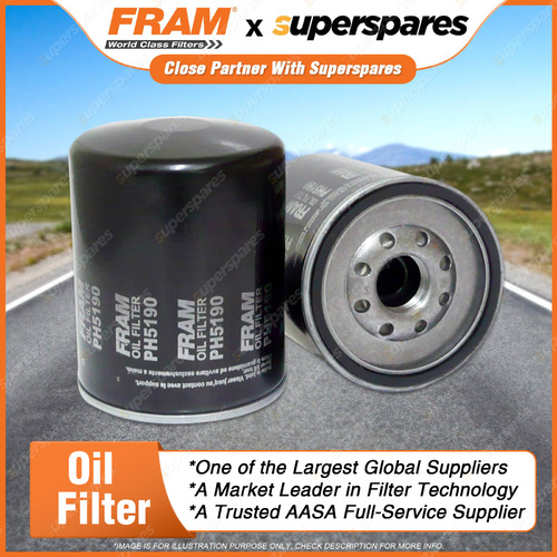 Fram Oil Filter for Isuzu ELF 250 NHR NHS NKR NKK VHR WKR 69 K 4Cyl 3.1 4.3L