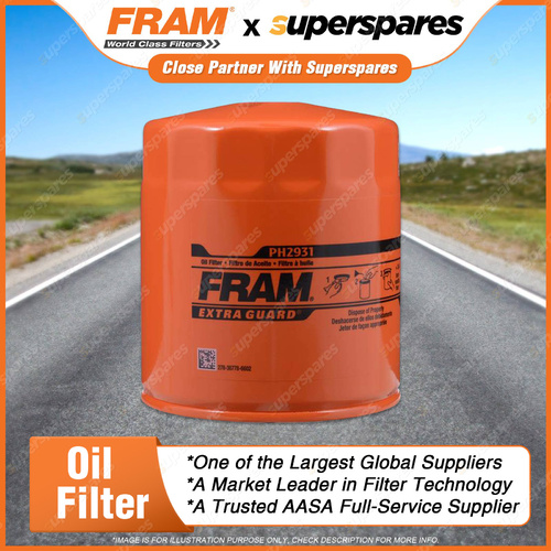 Fram Oil Filter for Porsche 911 3.3 3.6L Petrol 01/1971-12/1990 Height 121mm