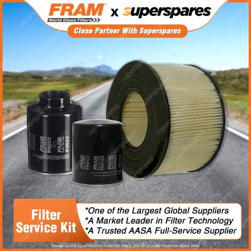 Fram Filter Service Kit Oil Air Fuel for Toyota Landcruiser HDJ78 HDJ81 PZJ70